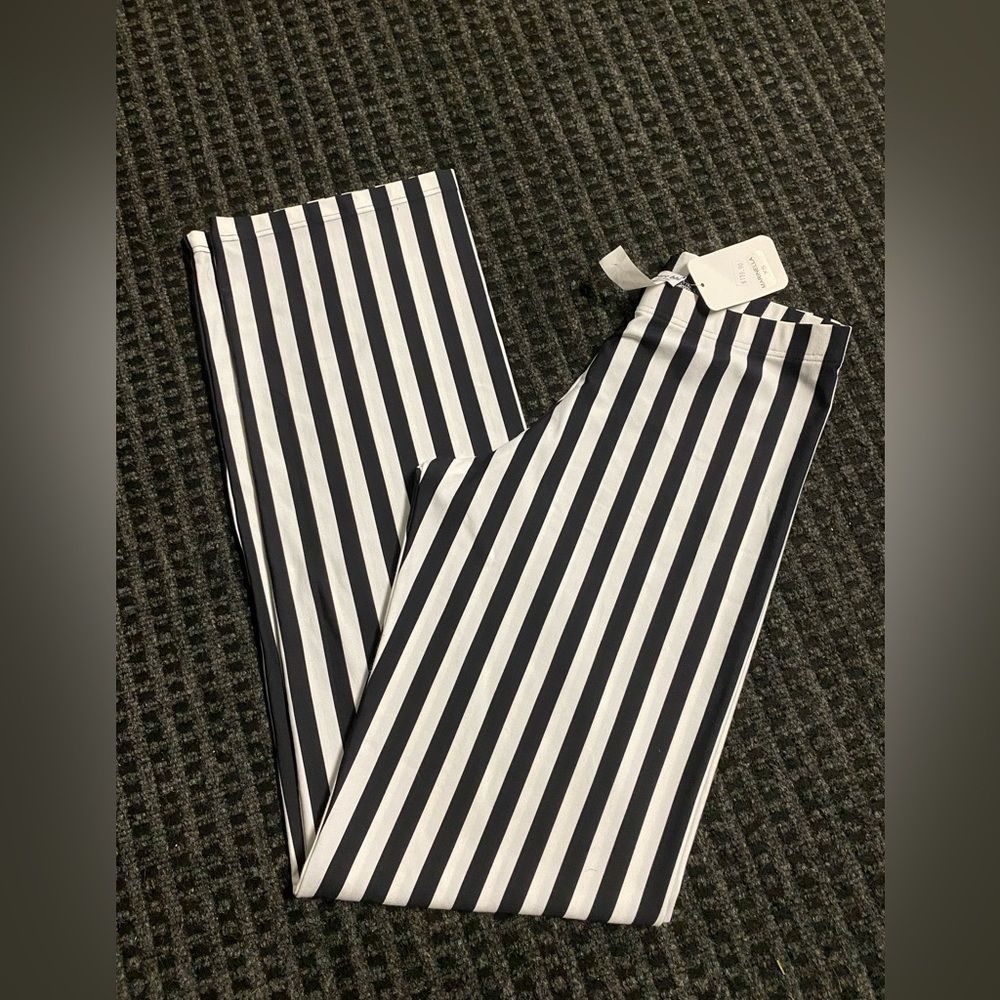 NWT Mare Blu Saint Tropez Navy/White Resort Stripe Pants Womens XS